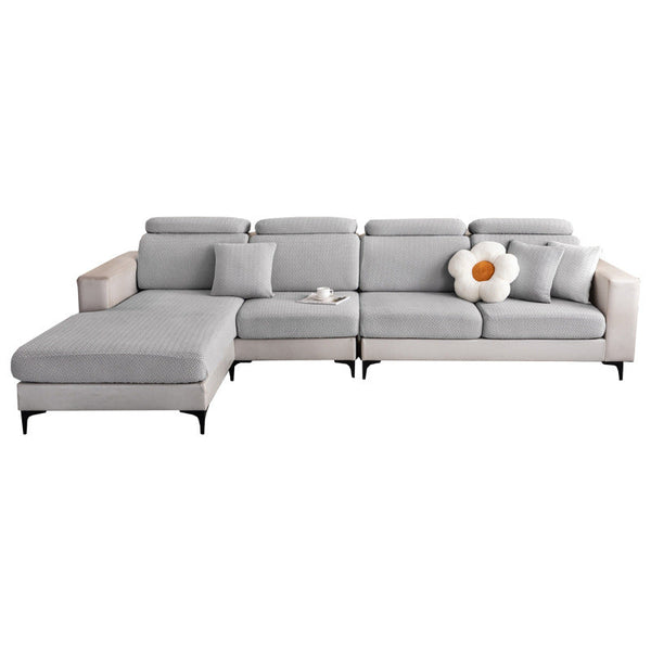 Elastic Full Coverage Sofa Cover All Season Anti-Slip L-shaped Sofa Covers