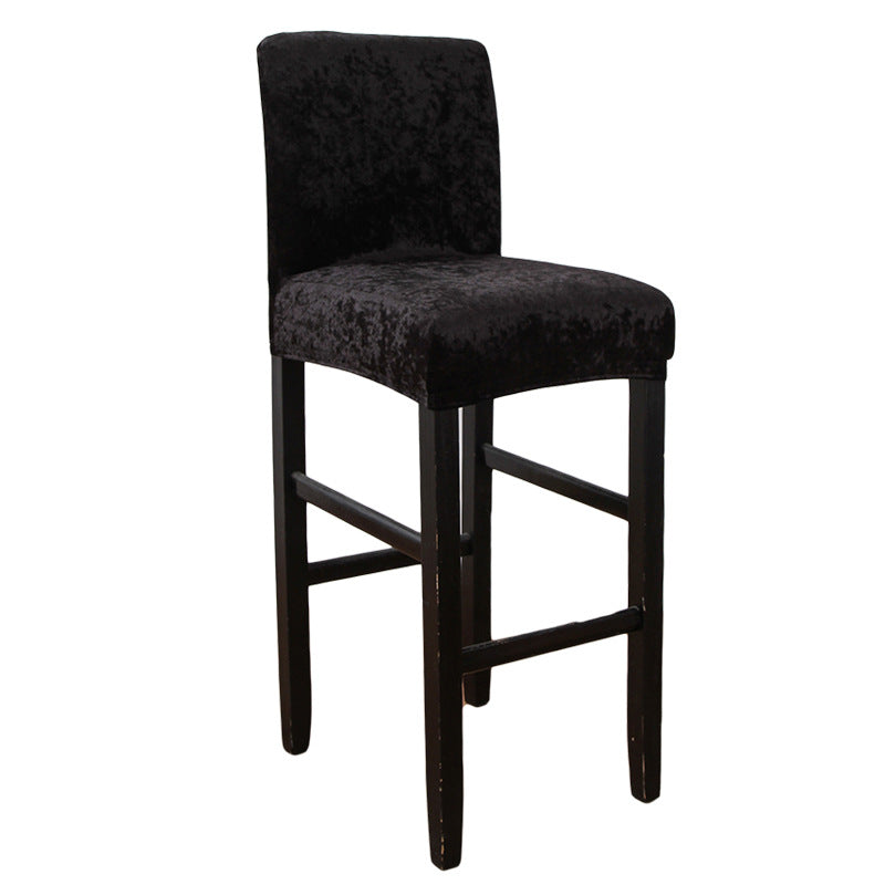 Velvet Square Bar Stools Chair Cover