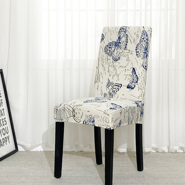 Animal Pattern Stretchable Chair Covers Butterfly