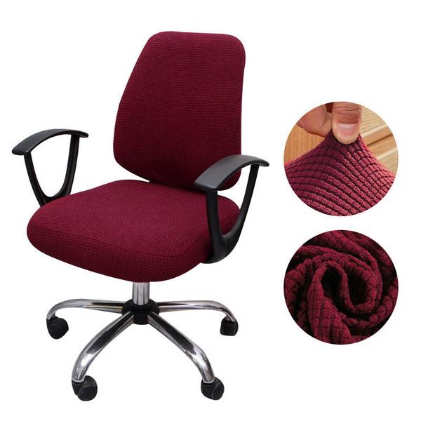 Solid Color Split Stretchable Computer Seat Slipcover