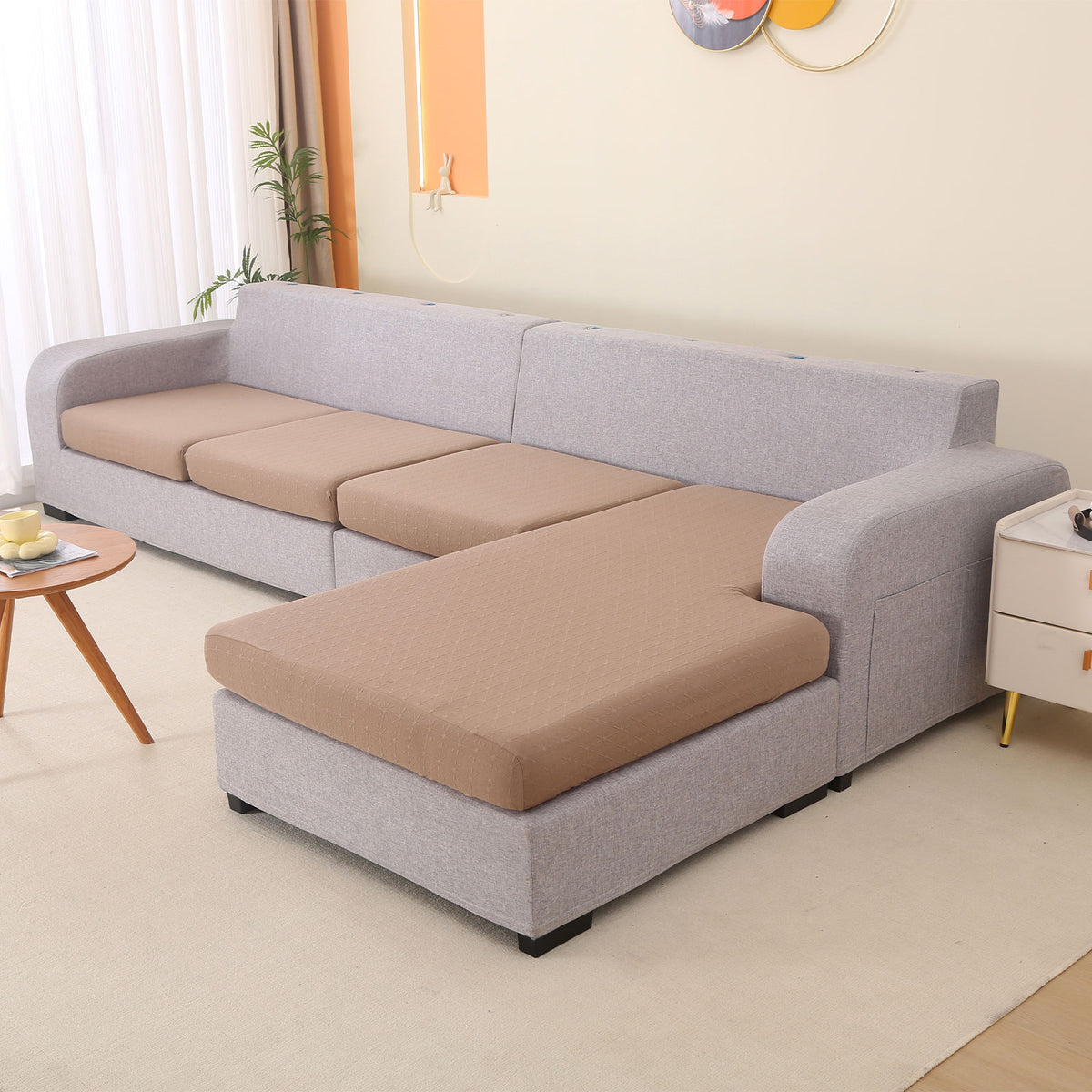 Sofa Slipcover Set - Soft, Comfortable, High-Stretch