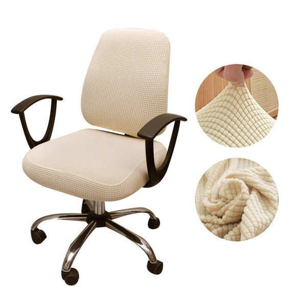Solid Color Split Stretchable Computer Seat Slipcover
