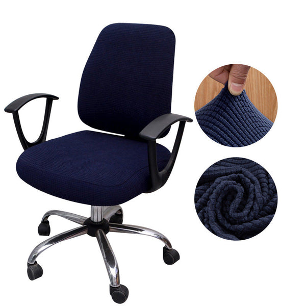 Solid Color Split Stretchable Computer Seat Slipcover