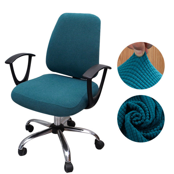 Solid Color Split Stretchable Computer Seat Slipcover