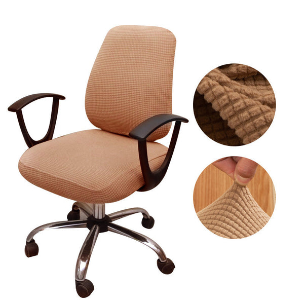 Solid Color Split Stretchable Computer Seat Slipcover