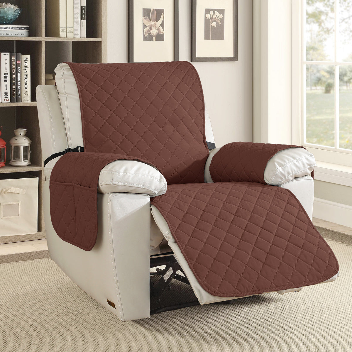 100% Waterproof Reversible Water Resistant Recliner Slipcovers