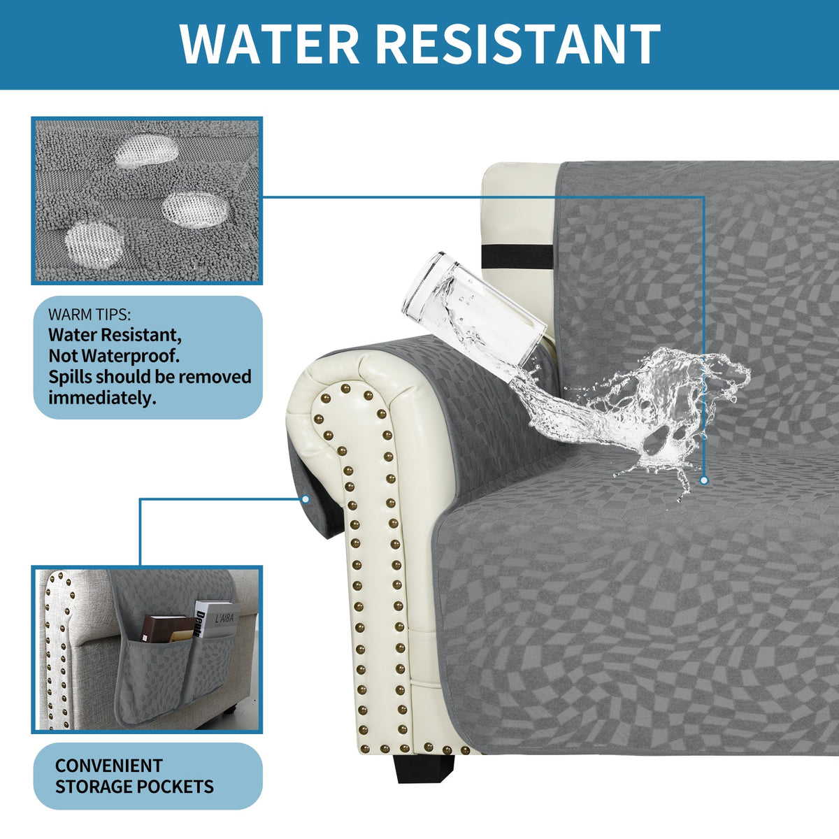 Water Resistant Sofa Slipcover