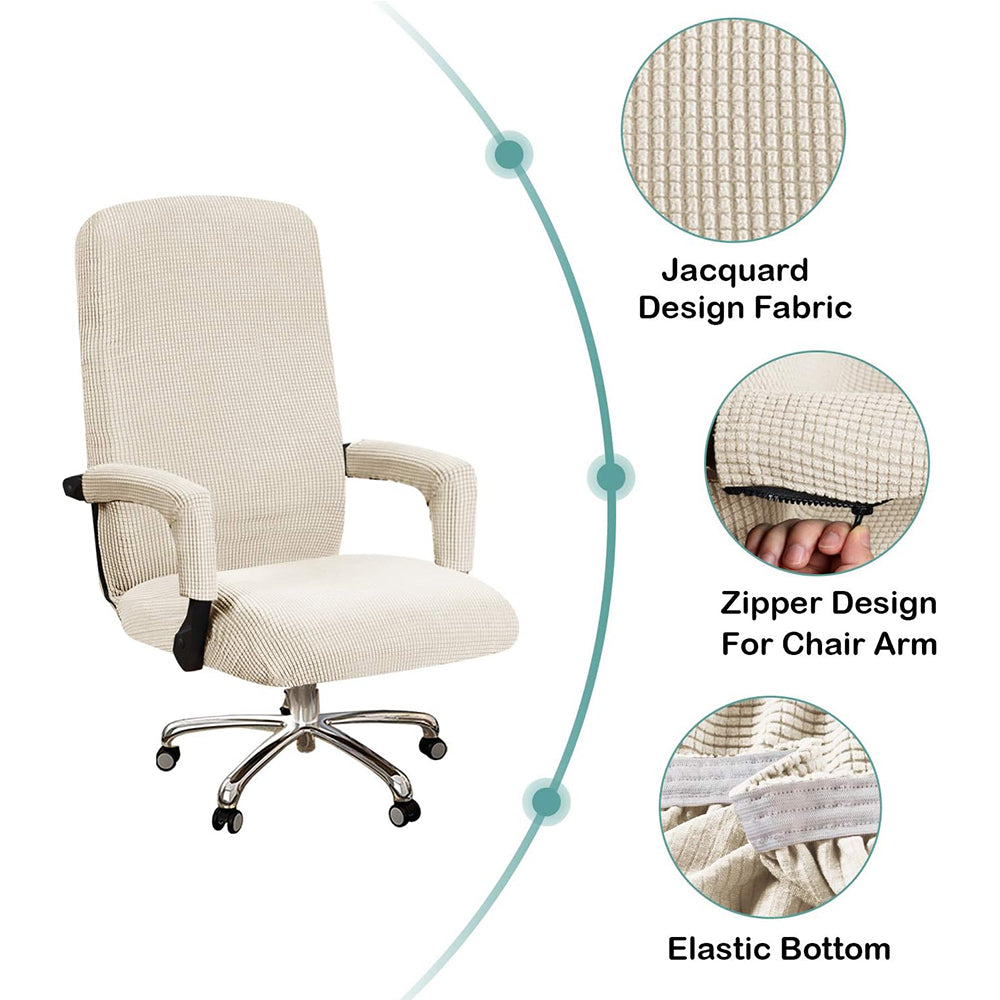 Office Chair Cover with Armrest Covers