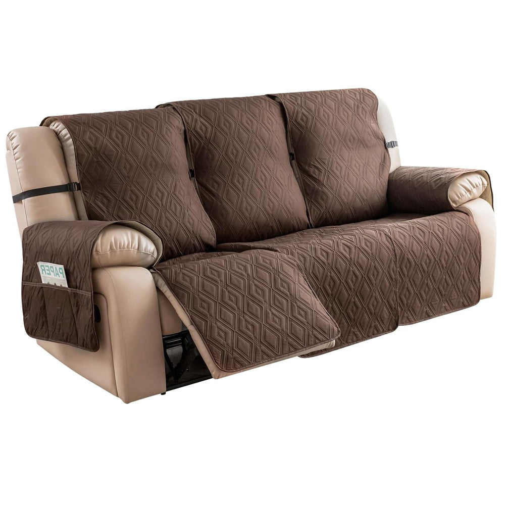 100% Waterproof Recliner Slipcover Rhombus For 1/2/3 Seats