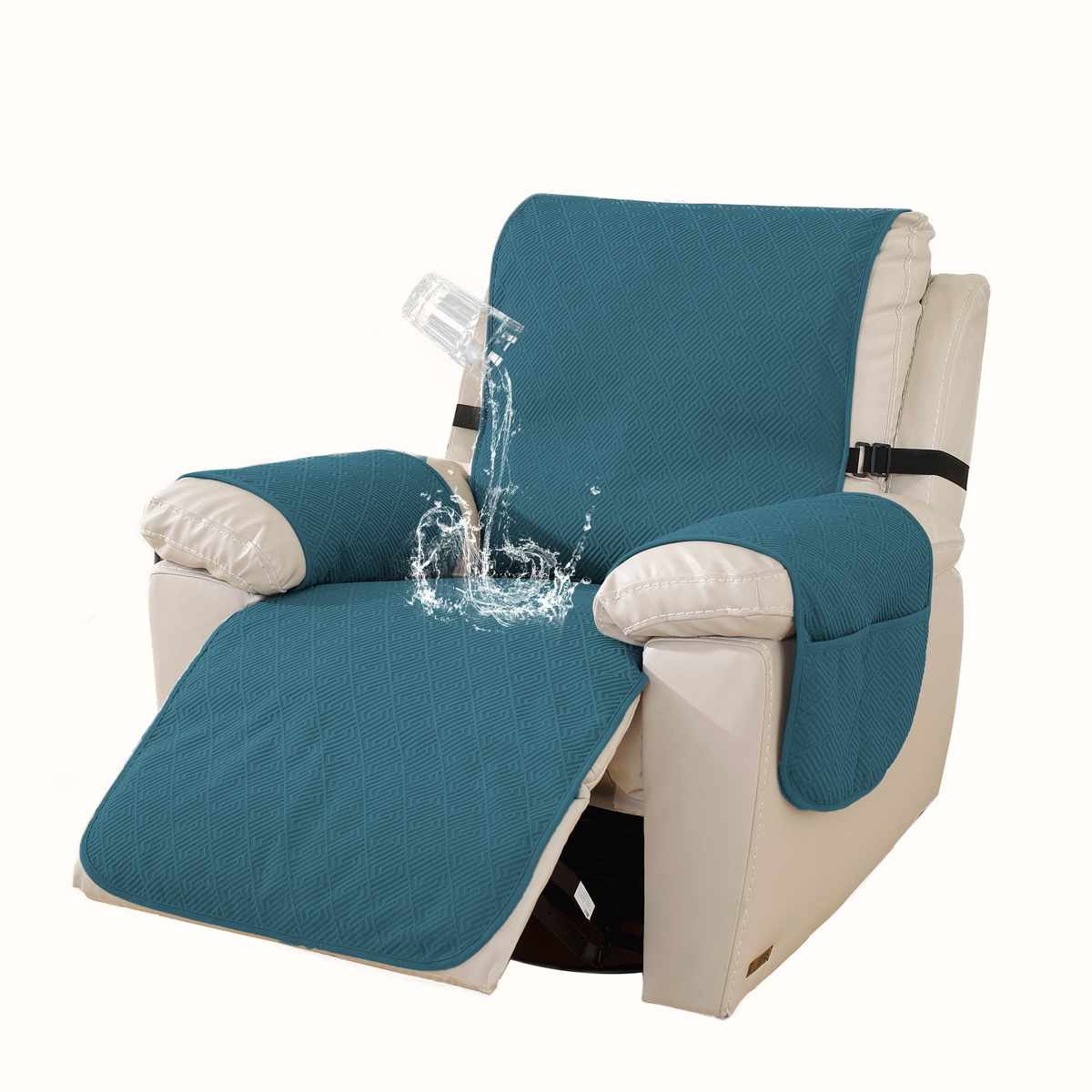 100% Waterproof Recliner Slipcover 23''/28''/2SEATS/3SEATS Recliner Chair