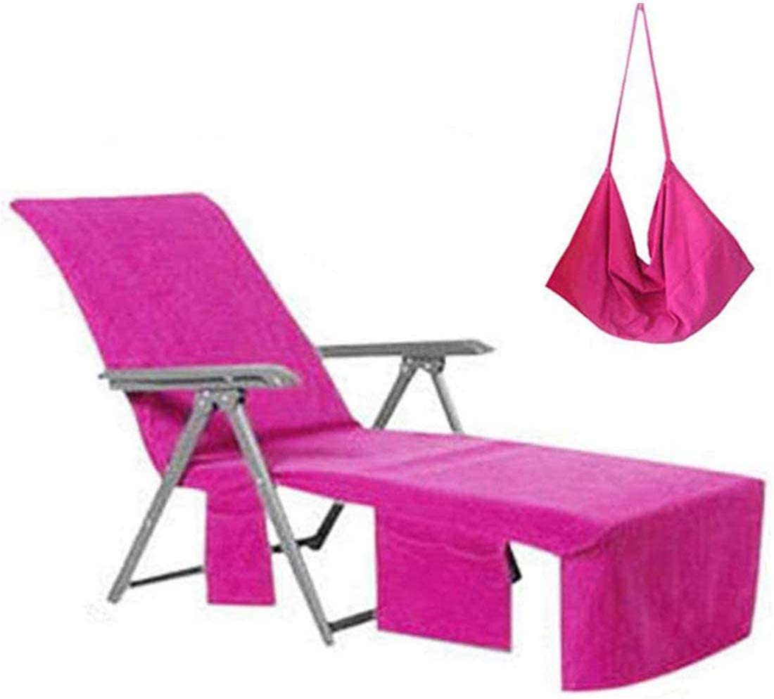 Beach lounge chair cover