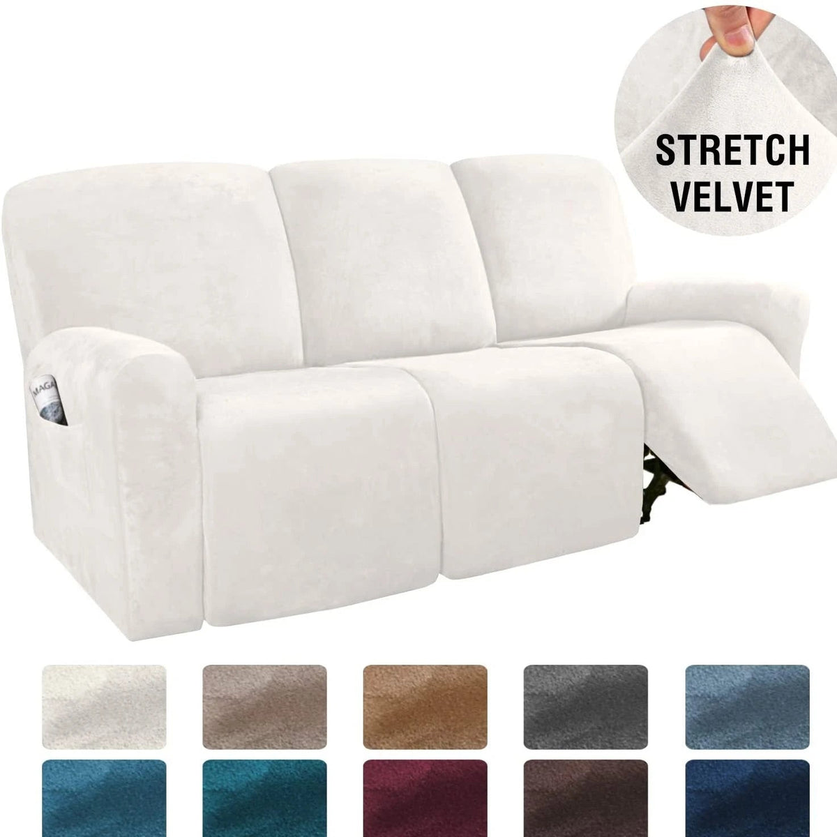 Stretchable Recliner Slipcover