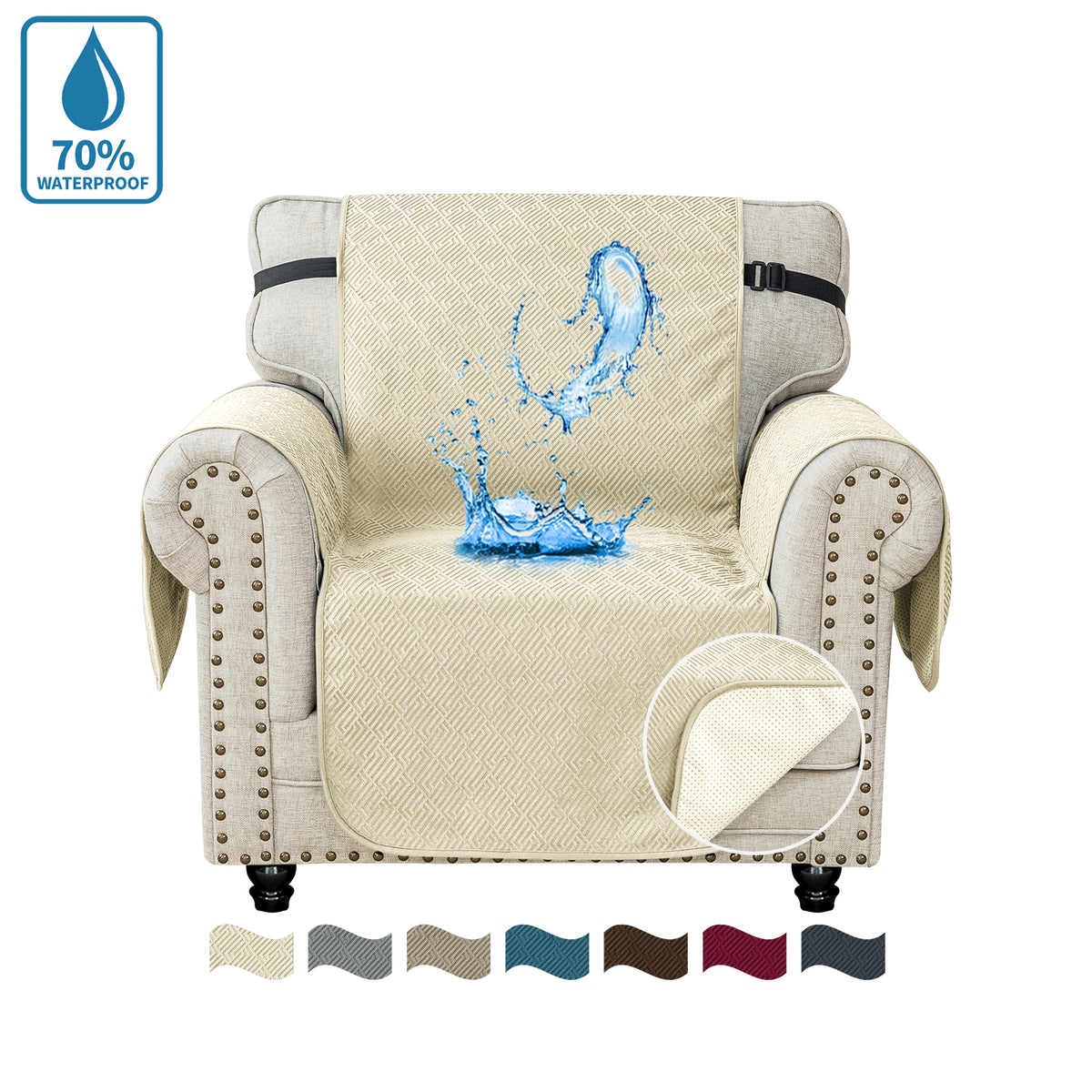 100% Waterproof Recliner Chair Cover