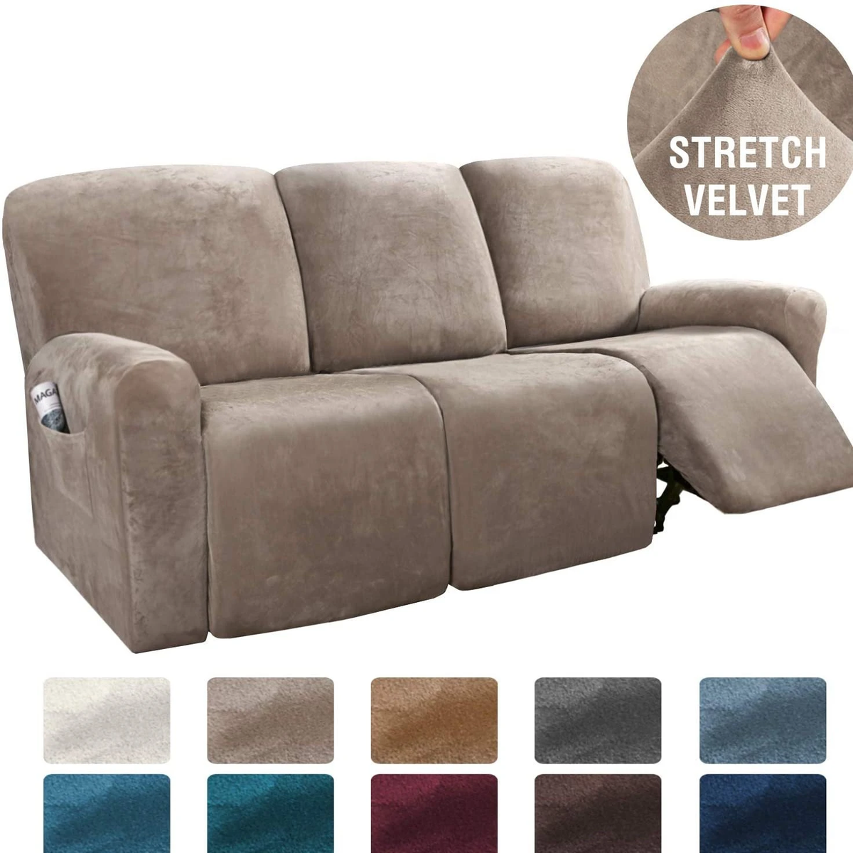 Stretchable Recliner Slipcover