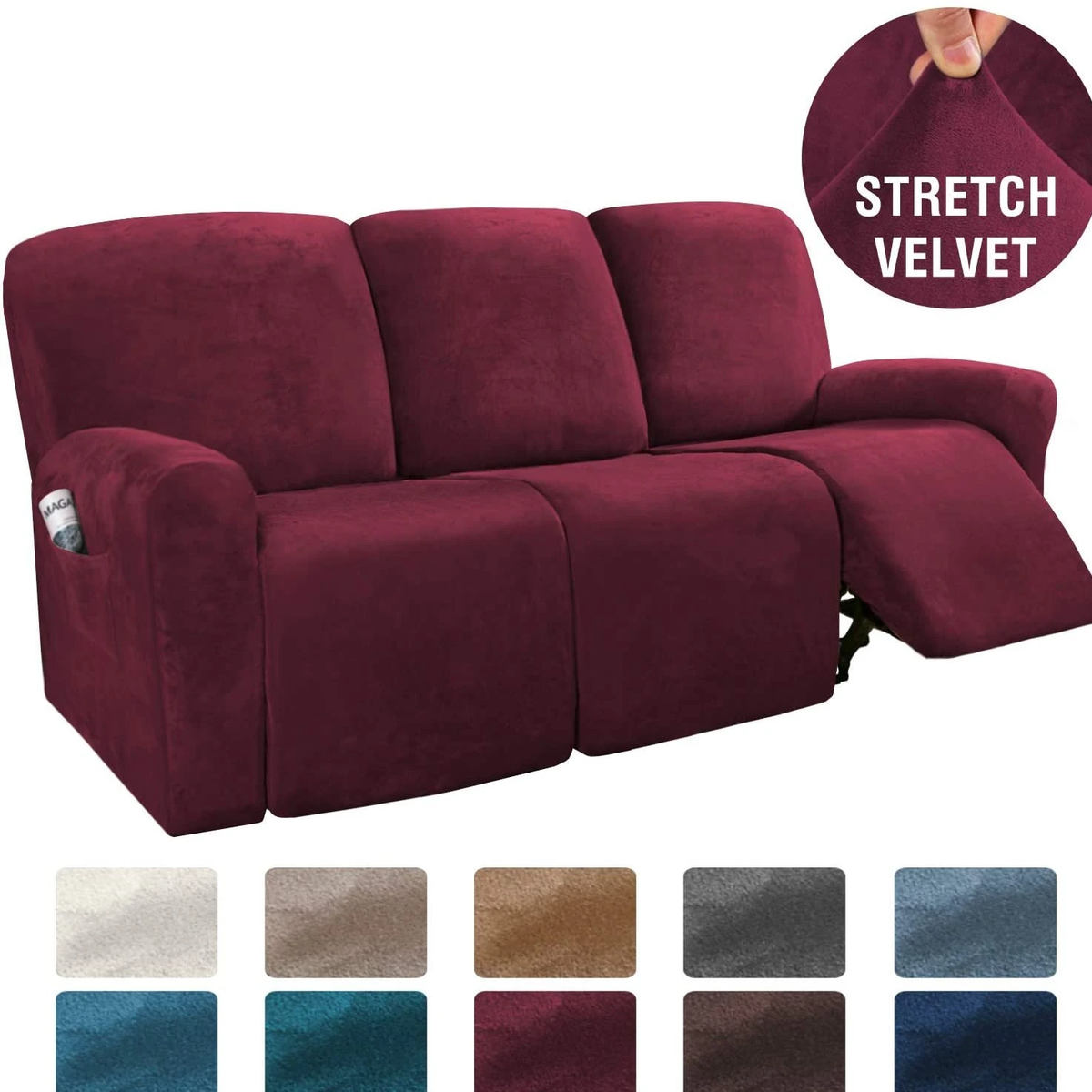 Stretchable Recliner Slipcover