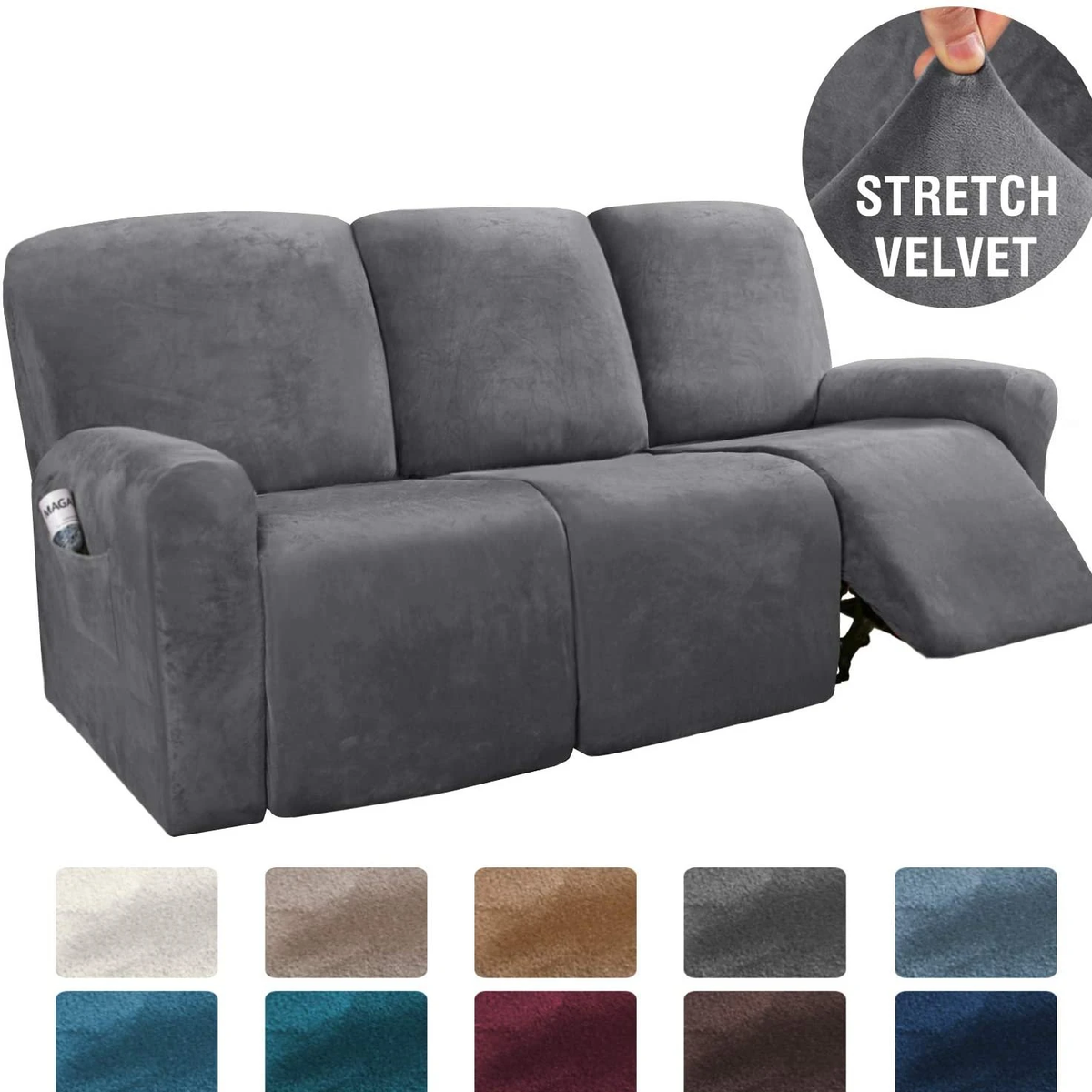 Stretchable Recliner Slipcover