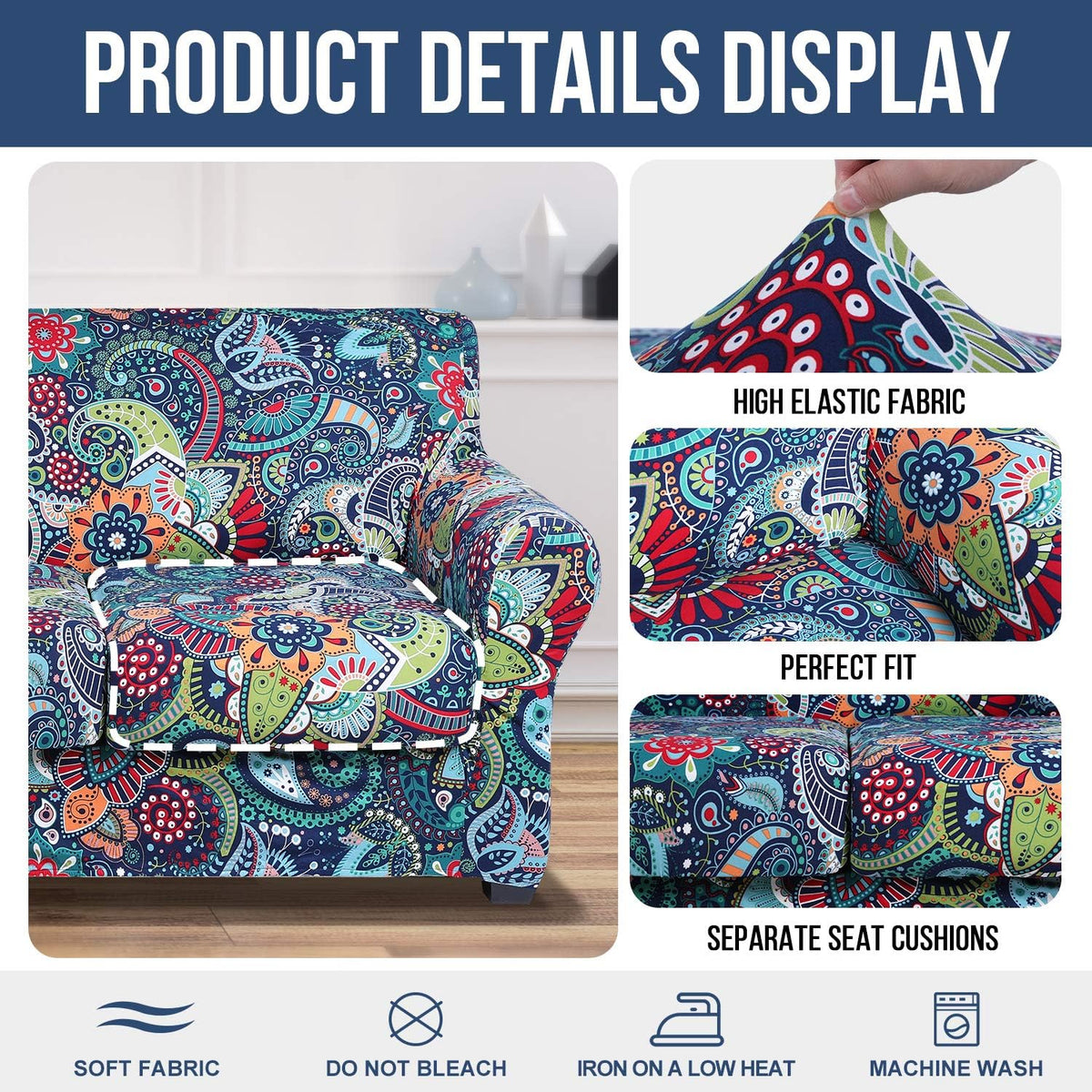 Stretch Printed Sofa Covers