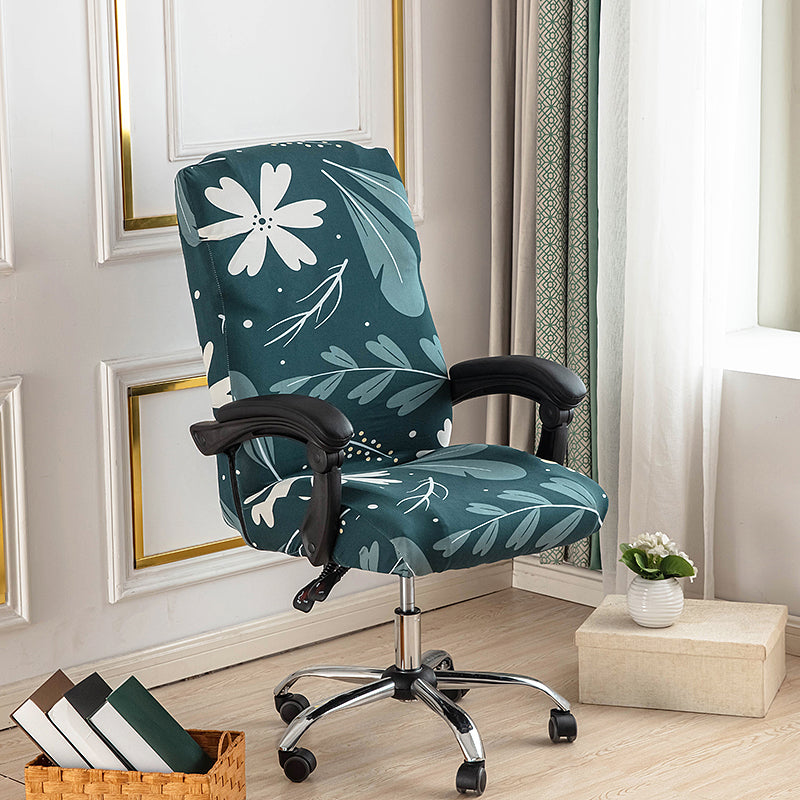 One Piece Printed Office Chair Cover