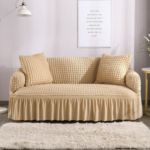 Bubble Design Super Stretchy Sofa Cover