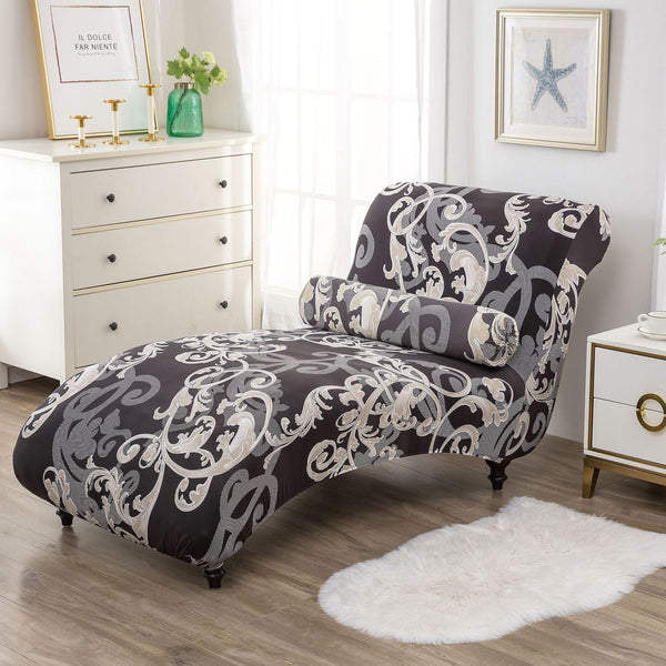 Chaise Lounge Sofa Cover Retro Style