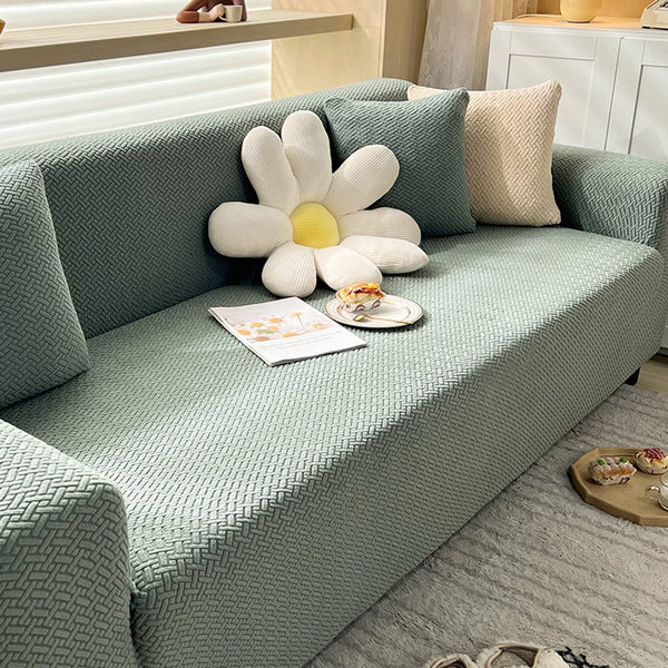 Stretch Soft Sofa Covers with 1 Free Pillow Cover