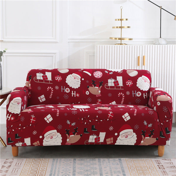 Christmas Printed Elastic Sofa Cover