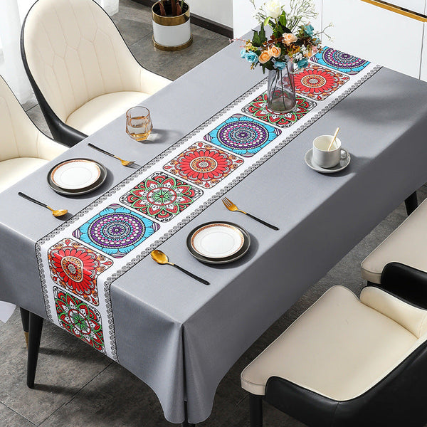Waterproof Rectangular PVC Tablecloth