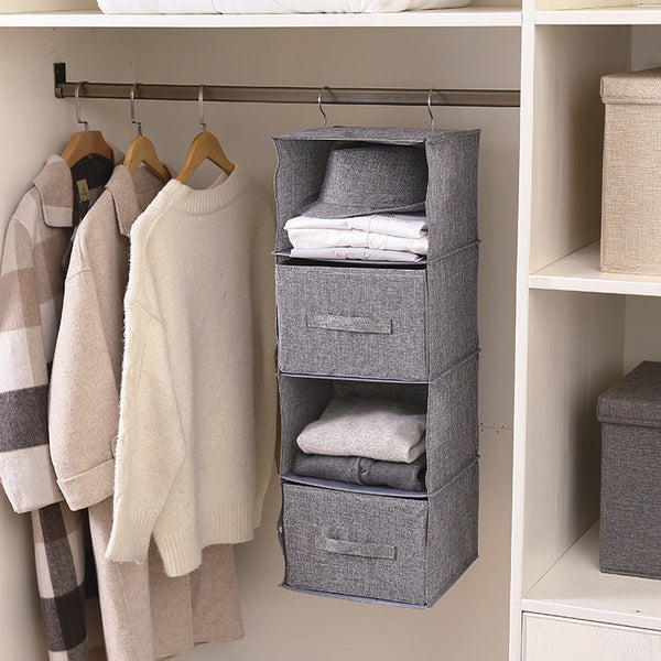 Hanging Shelves for Closet with Removable Drawers
