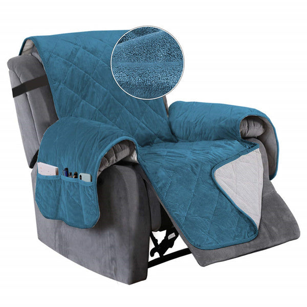 Thick Velvet Non Slip Recliner Chair Covers