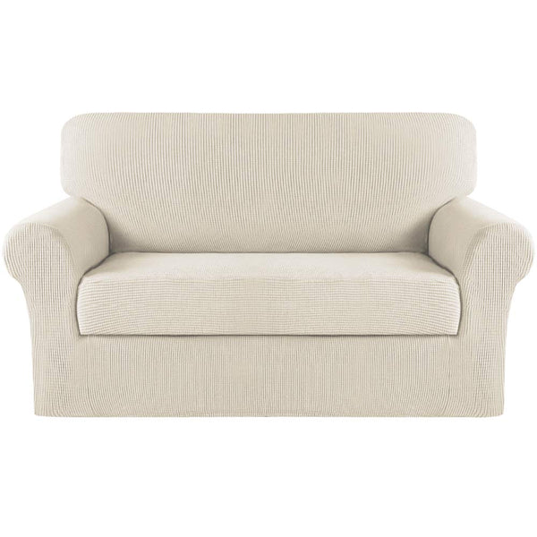 2 Pieces Loveseat Sofa Covers Stretch Sofa Slipcover