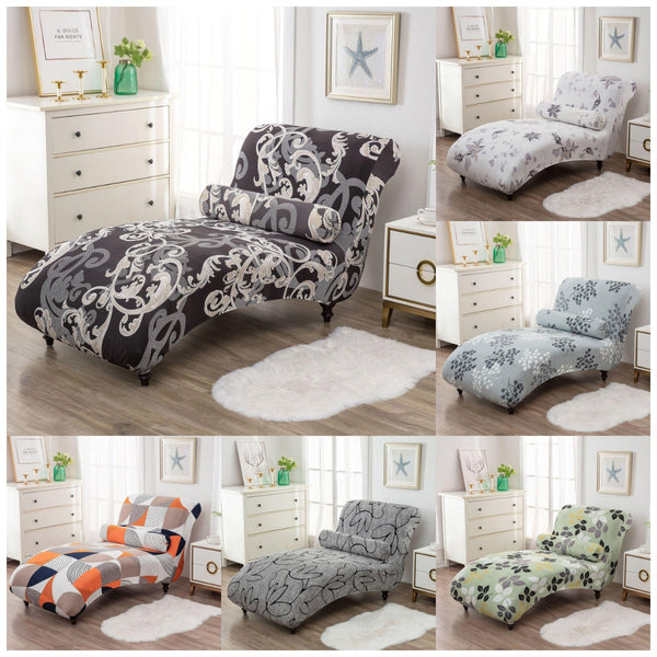 Pattern Chaise Lounge Sofa Cover