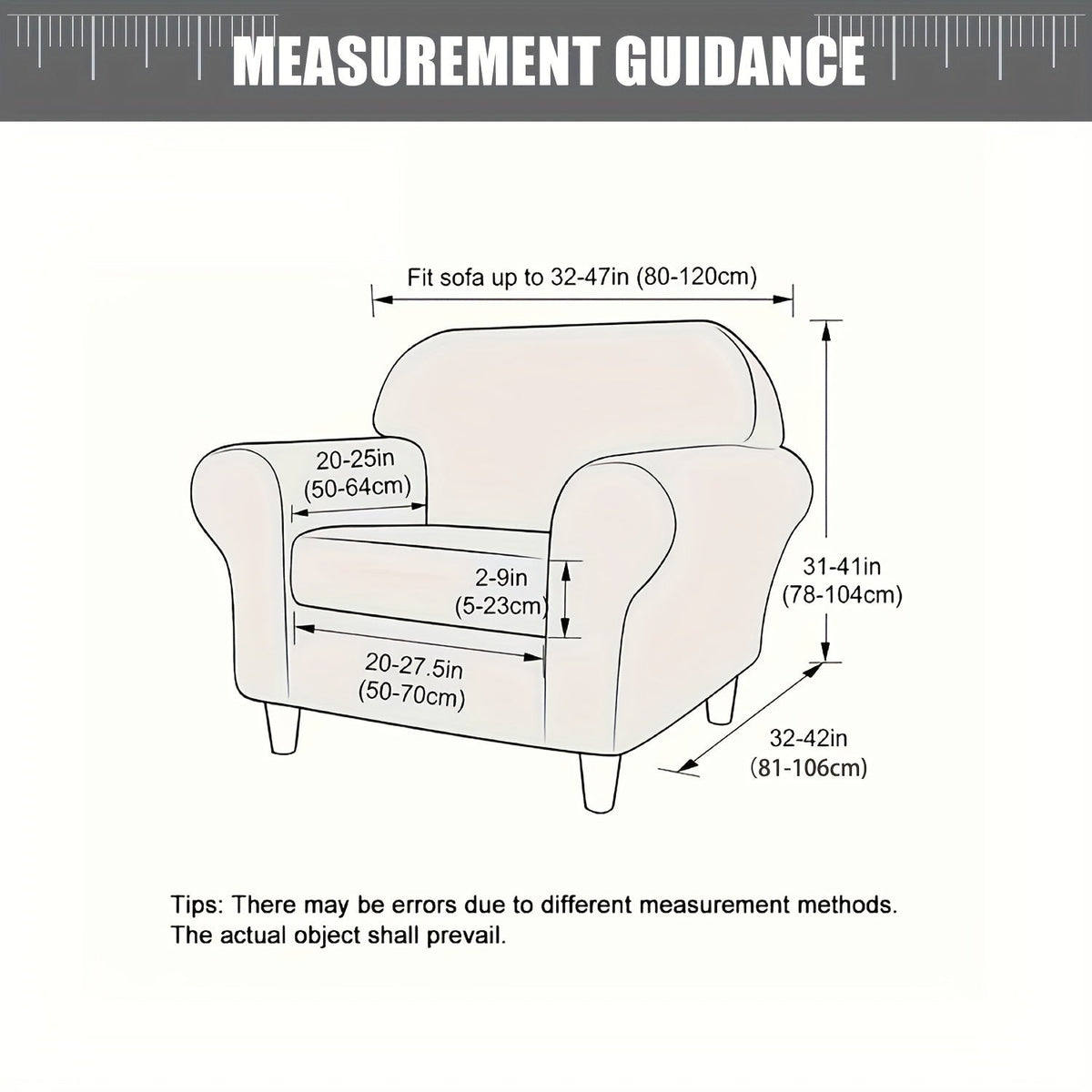 Water Resistant Sofa Cover For 1/2/3 Seats