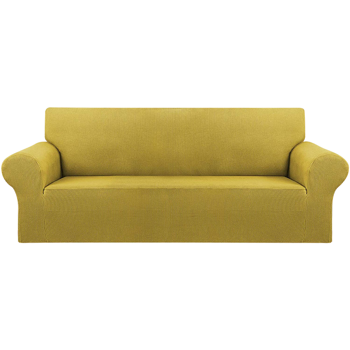 coziero sofa cover stretchable solid color 4 seater