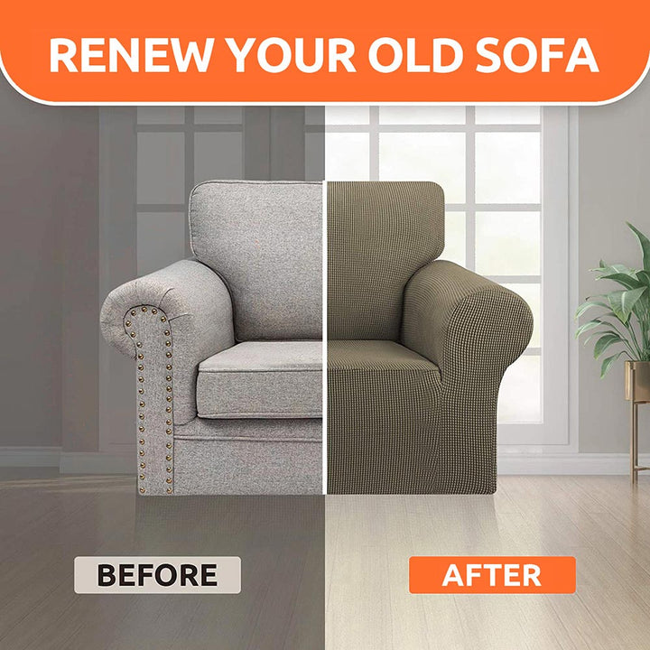 coziero sofa cover stretchable solid color arm chair