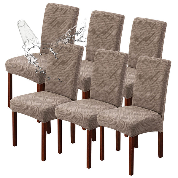 Bohemia Jacquard Solid Color Stretch Chair Cover